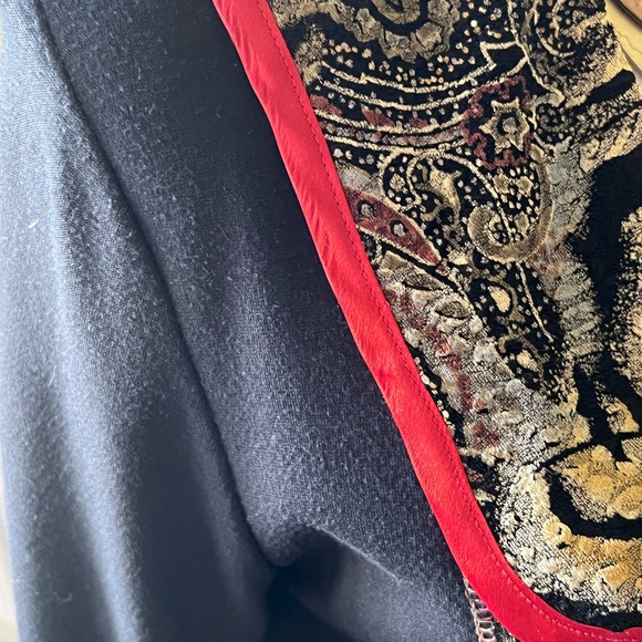 Rich Earthy Textured  Tommy n LouLou Jacket & Capri Pant 2-piece Matching Set - Picture 8 of 13